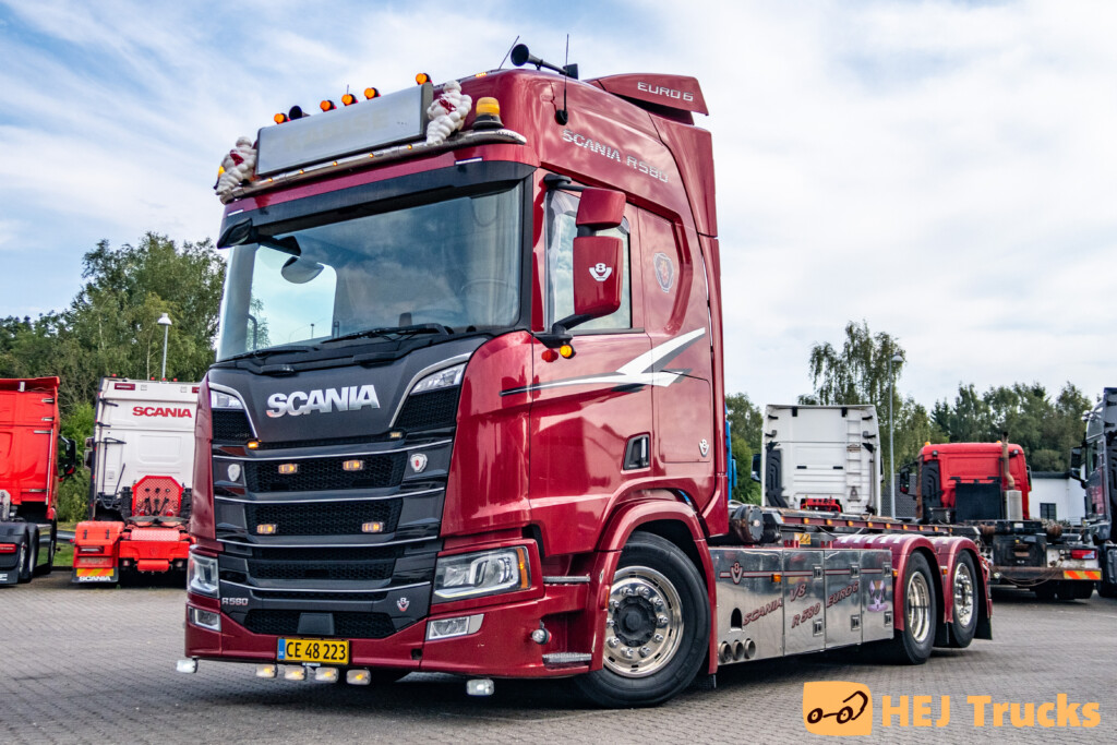 Komm. - Scania R580 B6x2*4NB m. 3-vejs Wirehejs